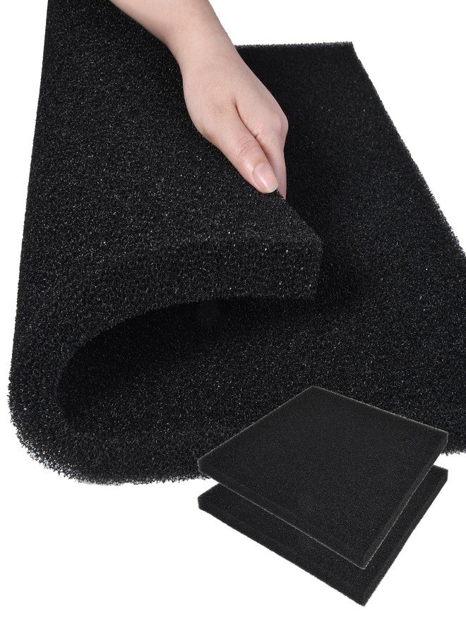 Hipanda 2 Pack Aquarium Bio Filter Sponge Pad 20"x20"x1",30PPI, Bio Filter Media Foam Pad Sponges, Cut-to-Size Open Cell Foam Sheet for Fish Tank - Image 1